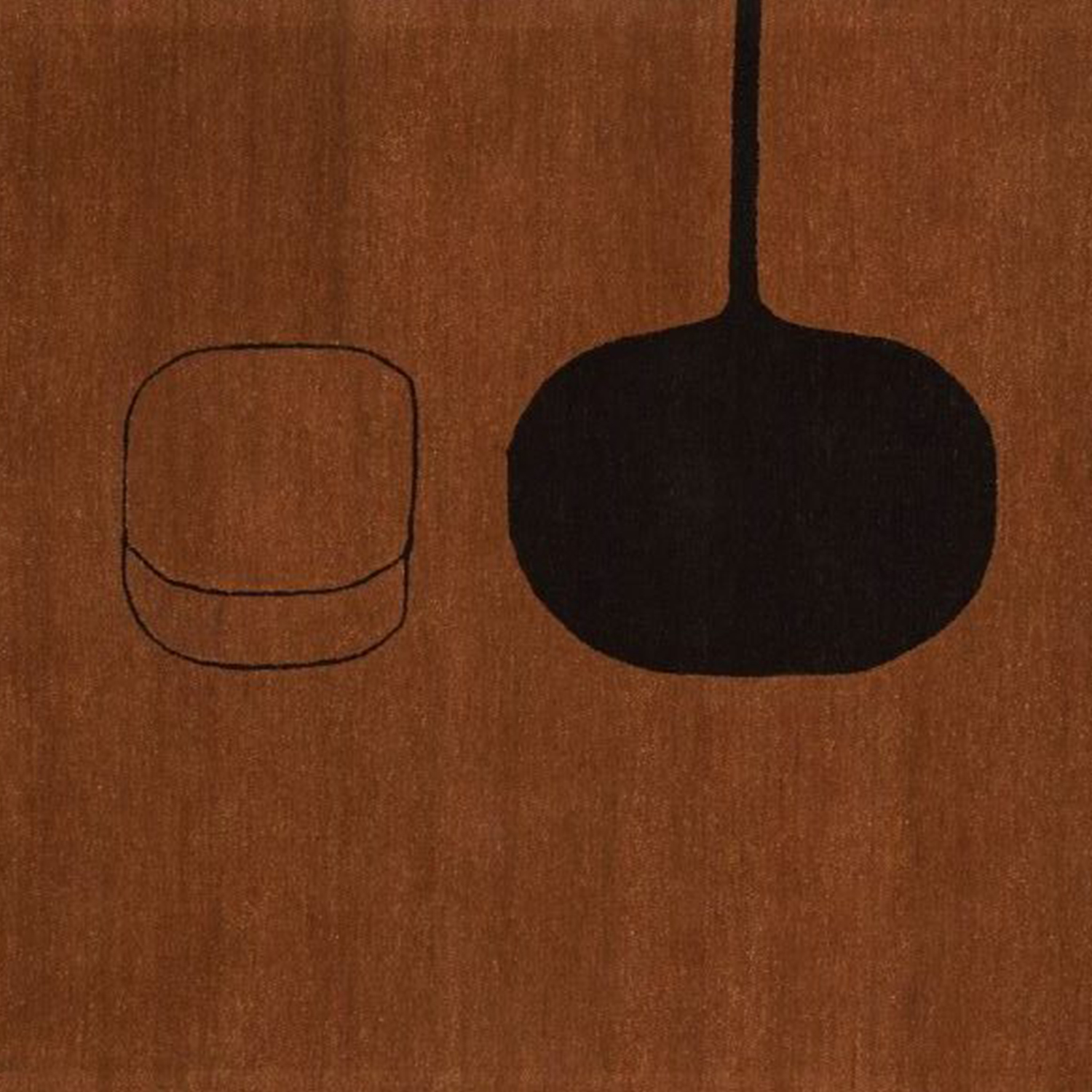 Immagine di Permutation Brown Rug